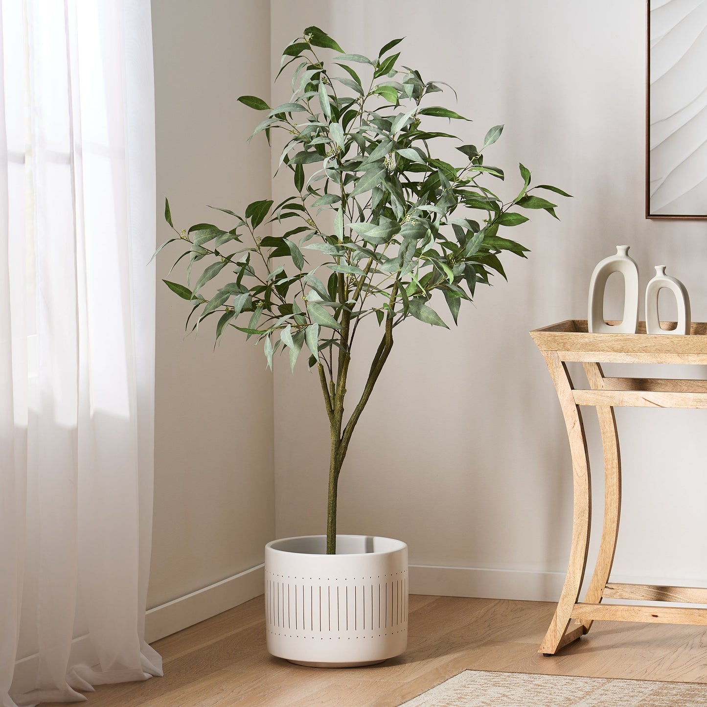 Versatile Artificial Eucalyptus Leaves Bonsai
