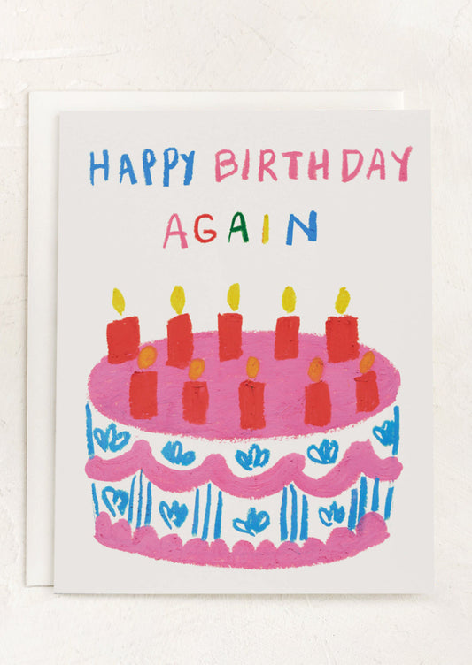 Happy Birthday Again Card