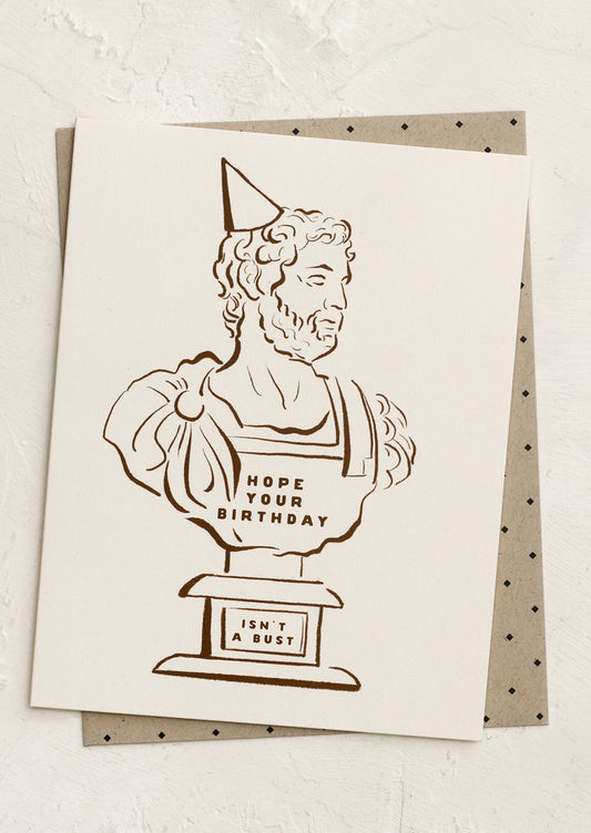 Birthday Bust Card