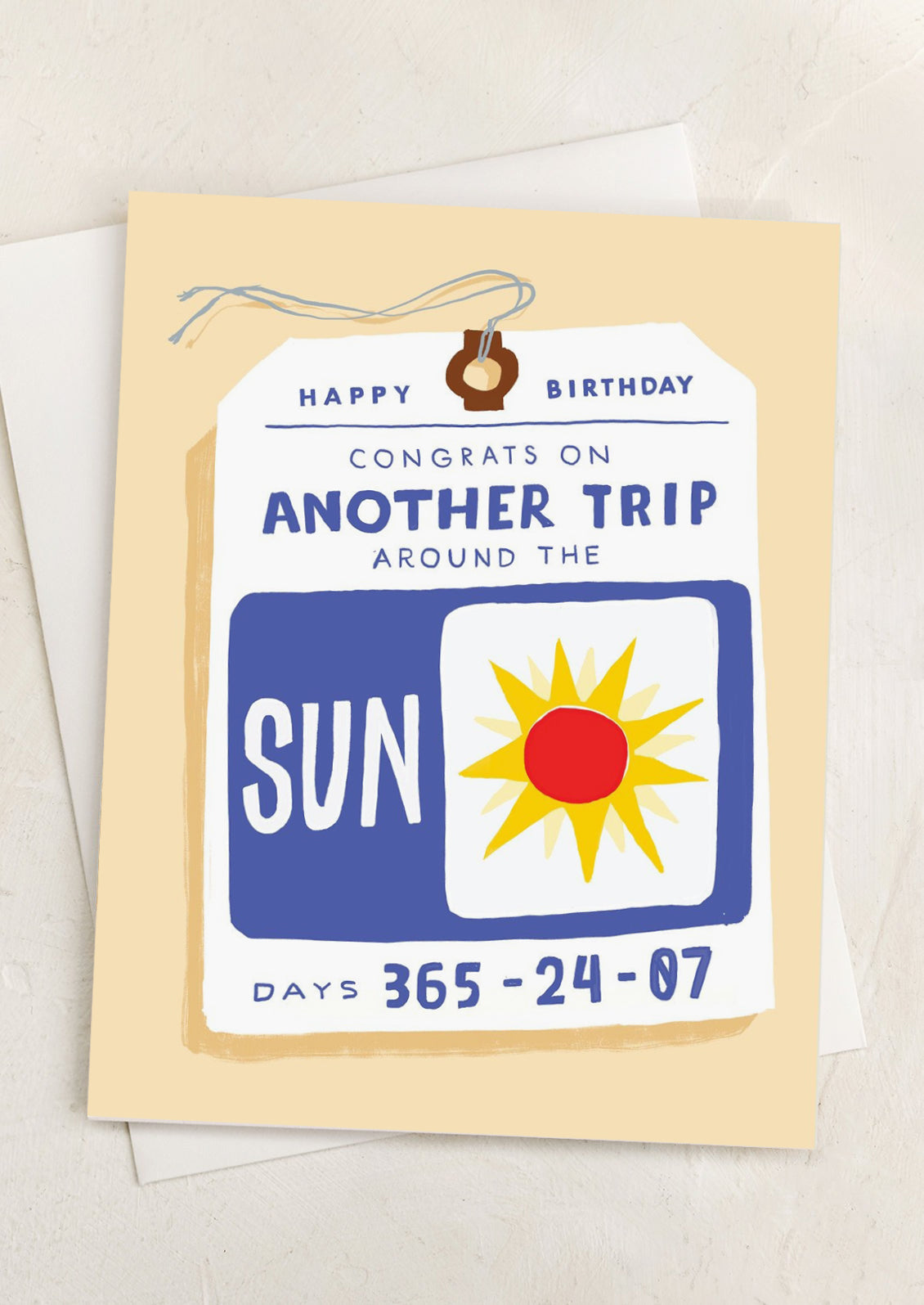 Trip Around The Sun Birthday Card