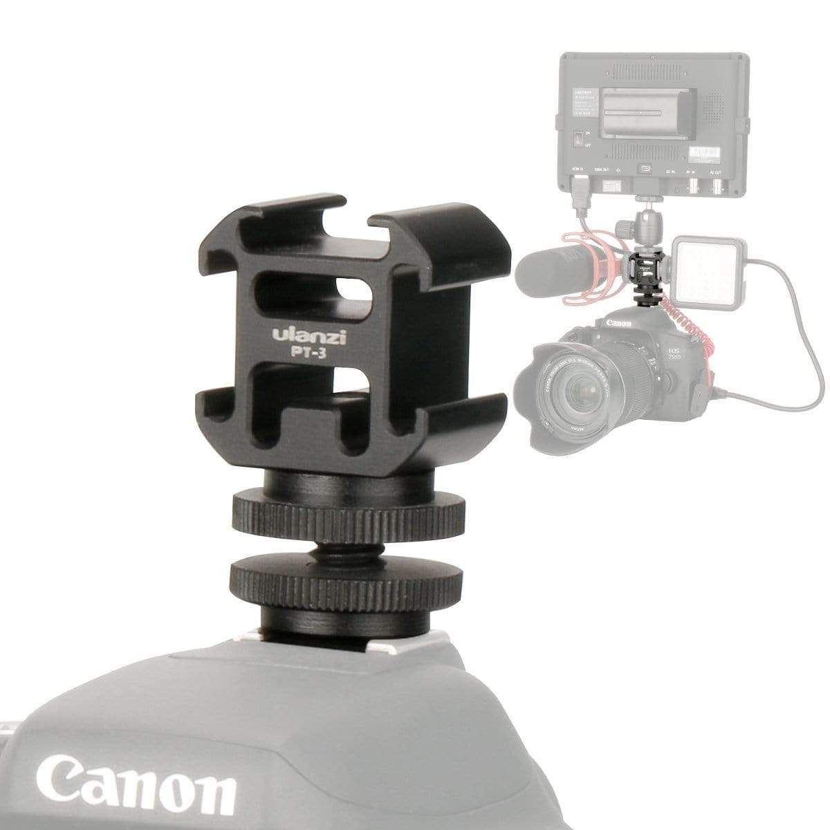 Ulanzi PT-3S Triple Cold Shoe Mount