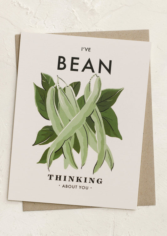 Bean Thinking About You Card
