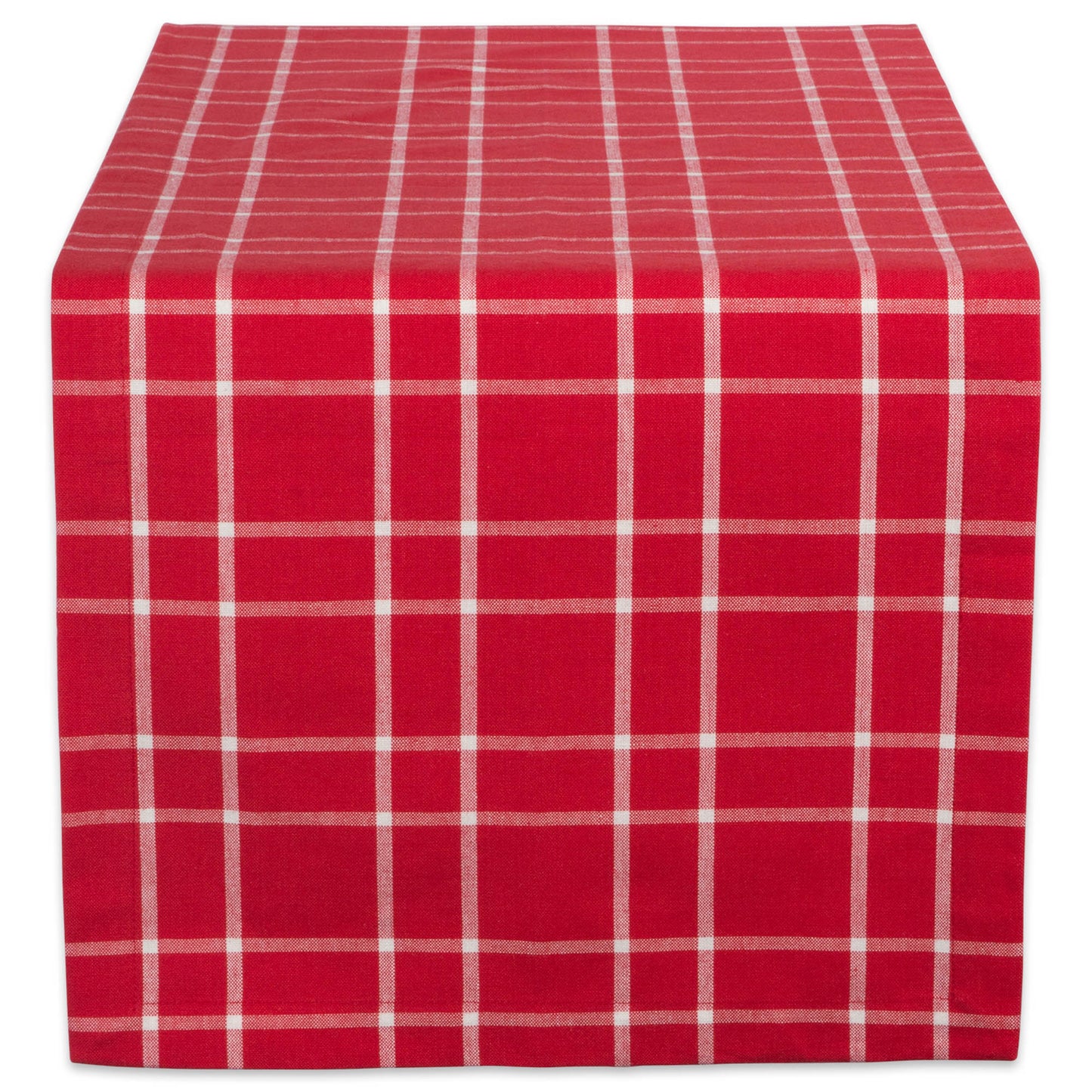 Holly Berry Plaid Table Runner 14X72