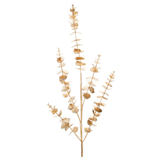 Metallic Eucalyptus Leaf Spray, Set of 2