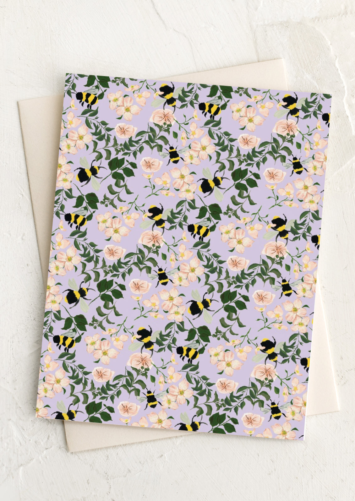 Bumblebee Garden Blank Card