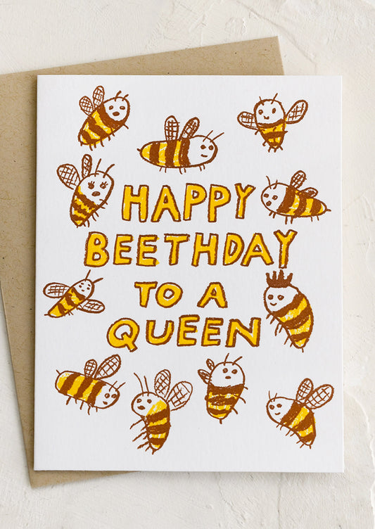 Happy Beethday Birthday Card