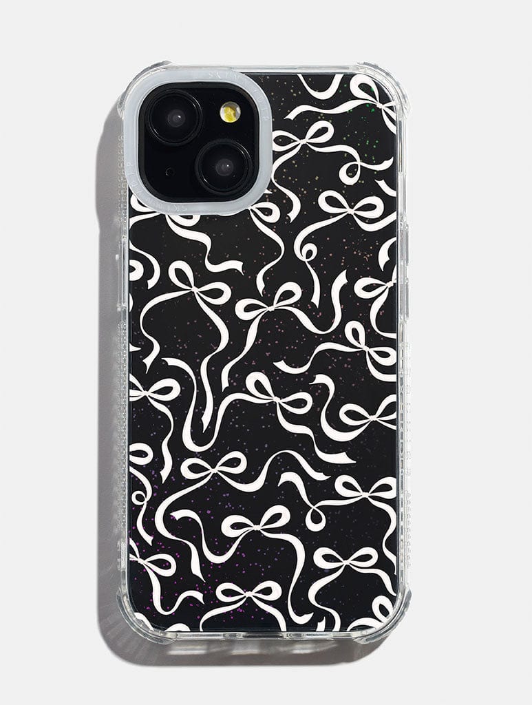 Beige Bows Shock iPhone Case