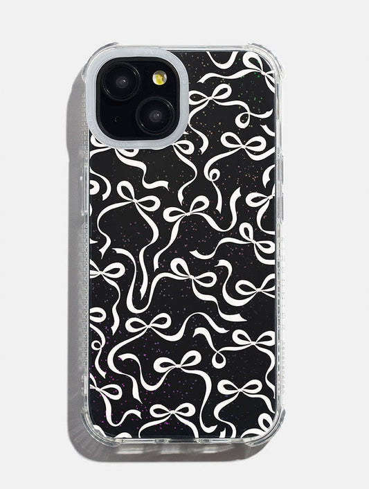 Beige Bows Shock iPhone Case