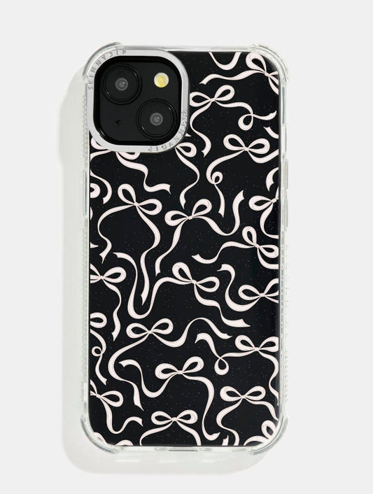 Beige Bows Shock iPhone Case