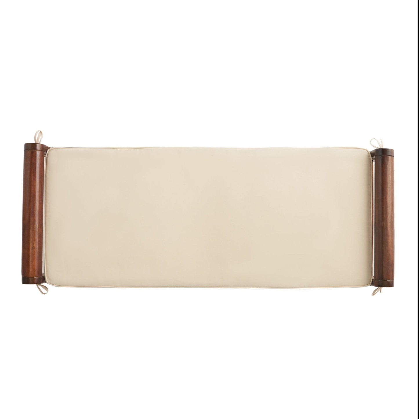 Bench with Cushion and Acacia Wood Frame