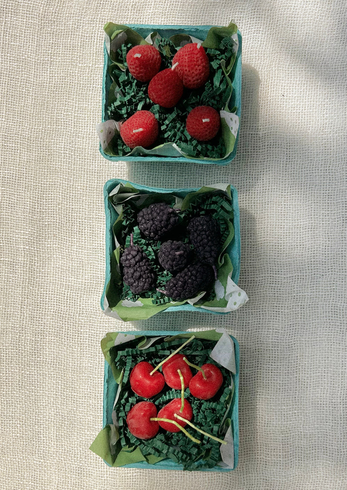 Summer Berry Birthday Candles