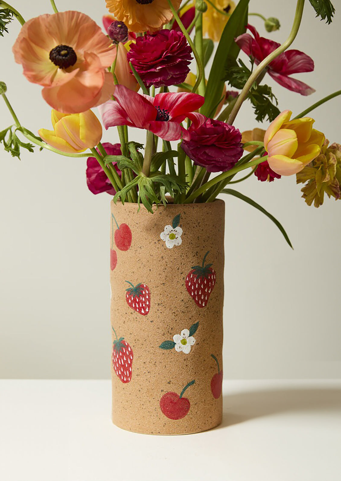 Berry Patch Ceramic Vase