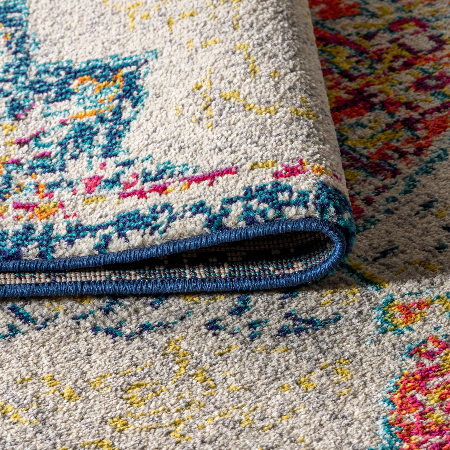 Bohemian FLAIR Boho Vintage Medallion Area Rug