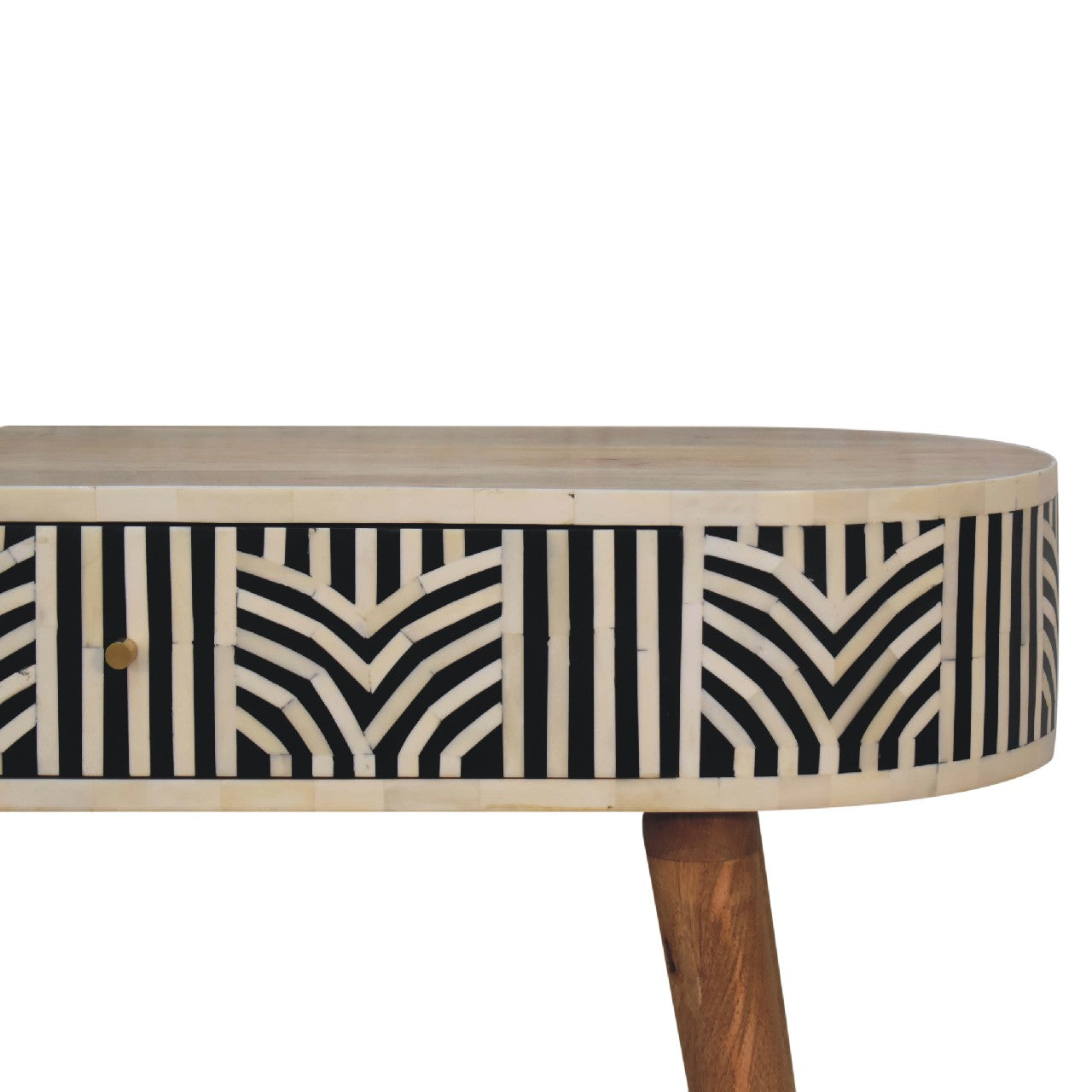 Blossomx Bone Inlay Console Table with Drawer