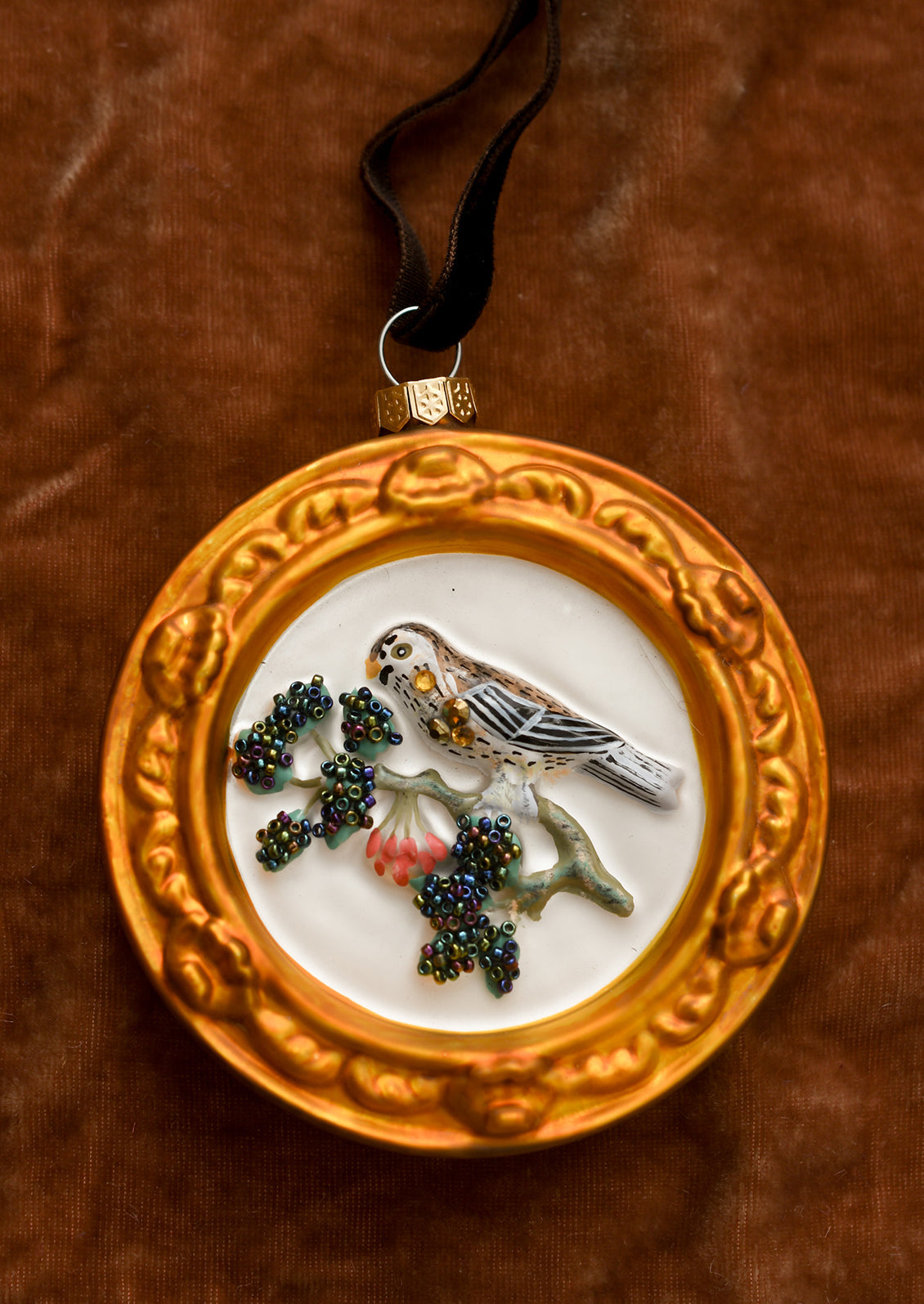 Bird on Branch Ornament