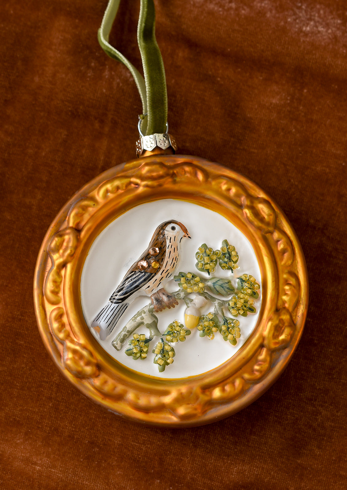 Bird on Branch Ornament
