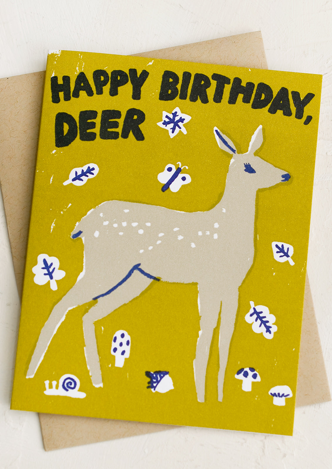 Happy Birthday Deer Card