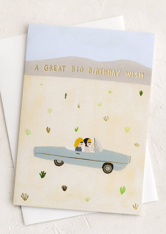 A Great Big Birthday Wish Card
