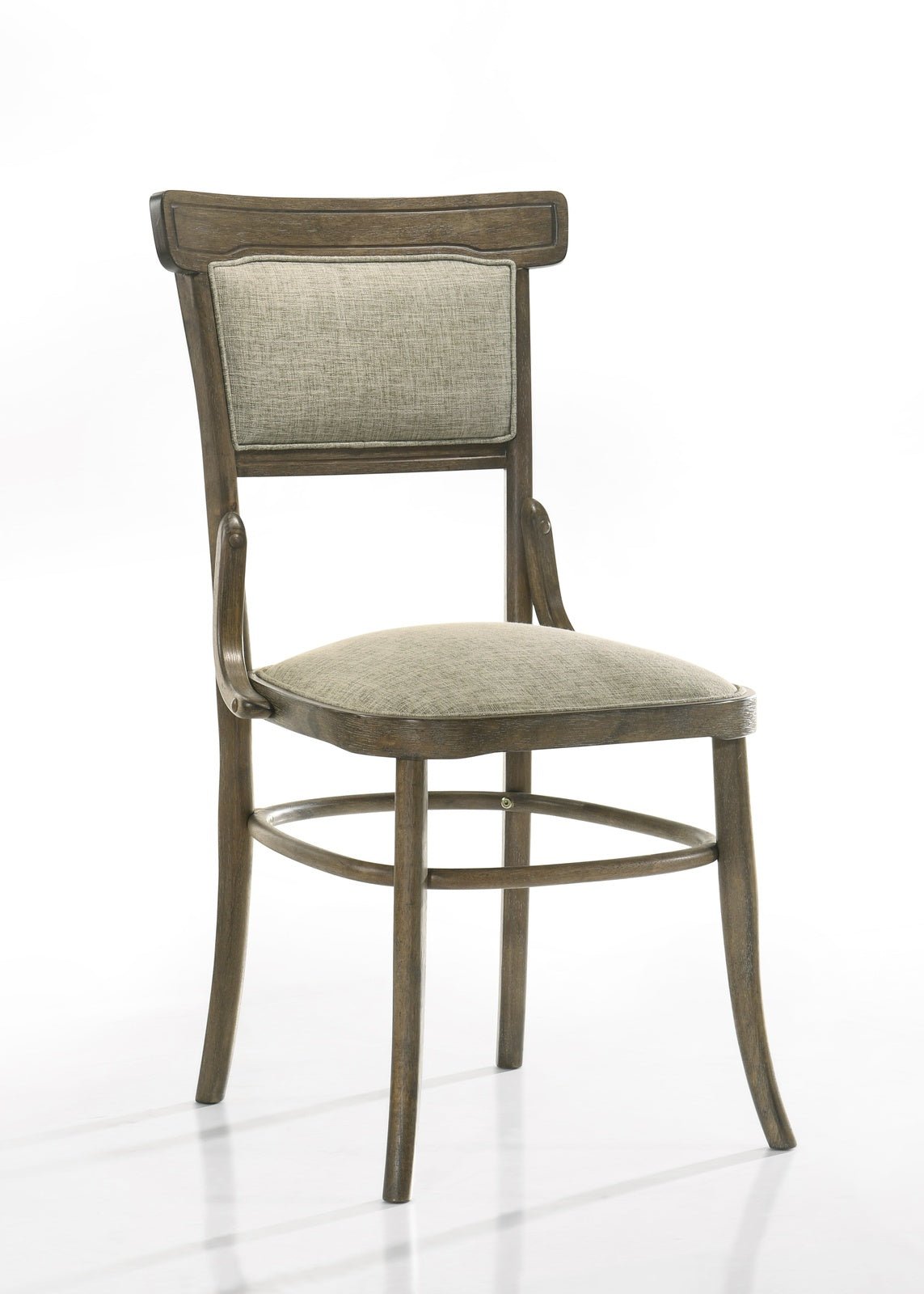 Bistro 19" Wide Contemporary Fabric Dining Chair with Cushion, Set of 2