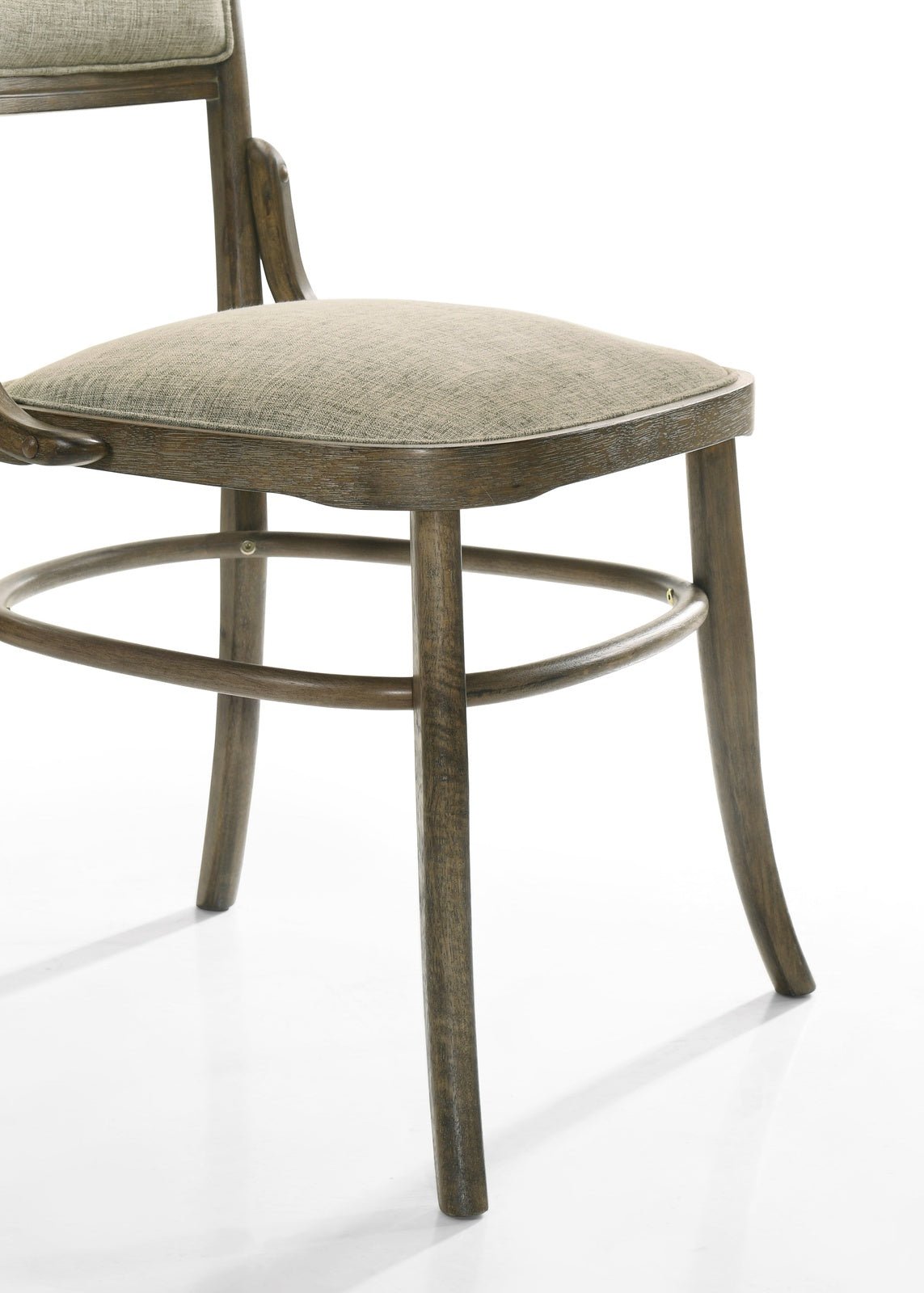 Bistro 19" Wide Contemporary Fabric Dining Chair with Cushion, Set of 2