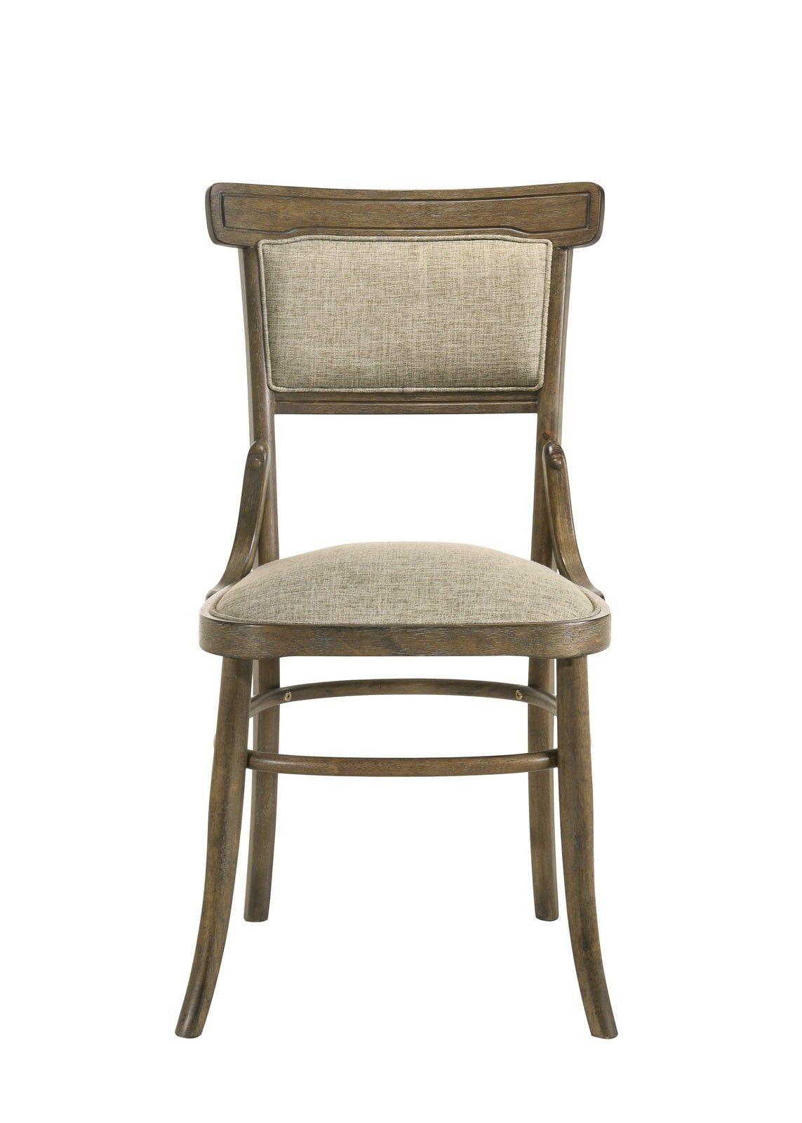 Bistro 19" Wide Contemporary Fabric Dining Chair with Cushion, Set of 2