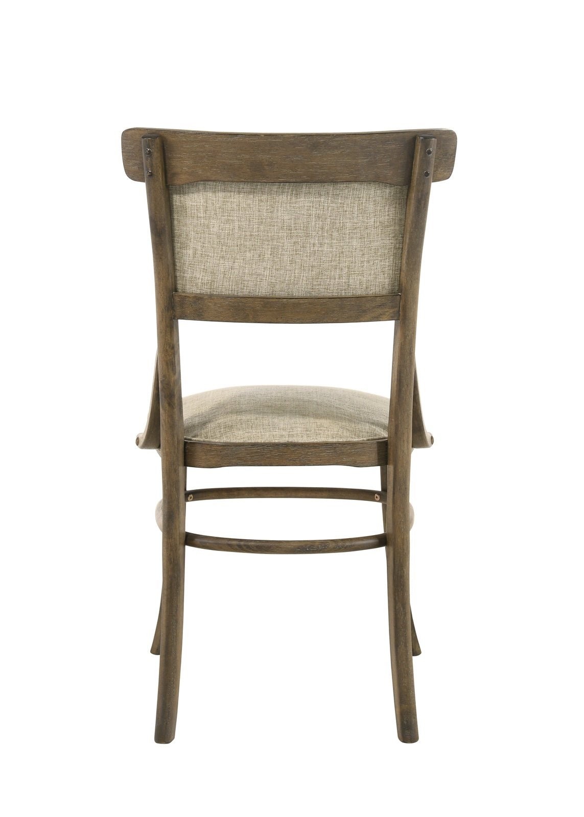 Bistro 19" Wide Contemporary Fabric Dining Chair with Cushion, Set of 2