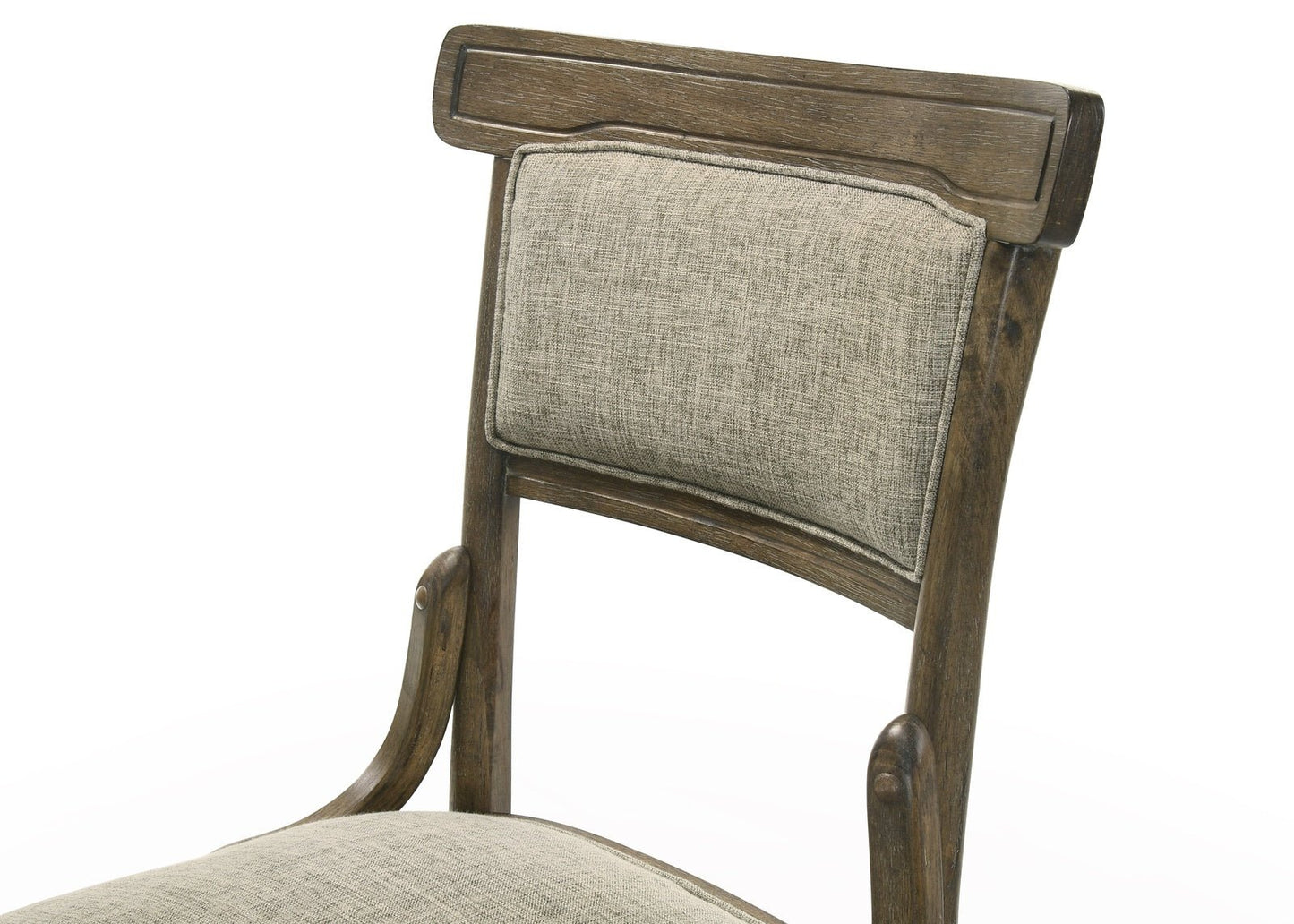 Bistro 19" Wide Contemporary Fabric Dining Chair with Cushion, Set of 2
