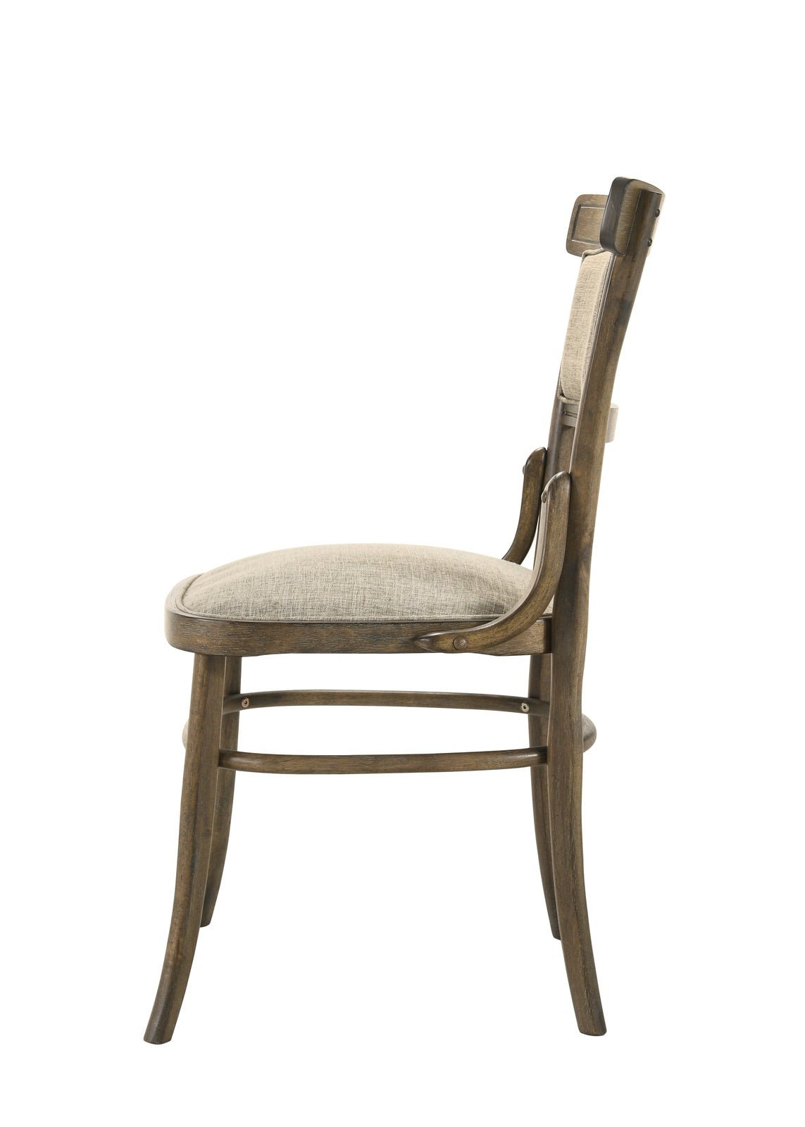Bistro 19" Wide Contemporary Fabric Dining Chair with Cushion, Set of 2