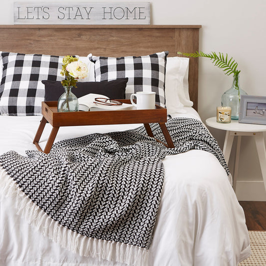 Black Arrowhead Throw