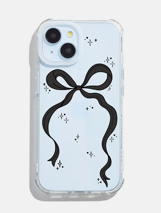Black Bow Shock iPhone Case