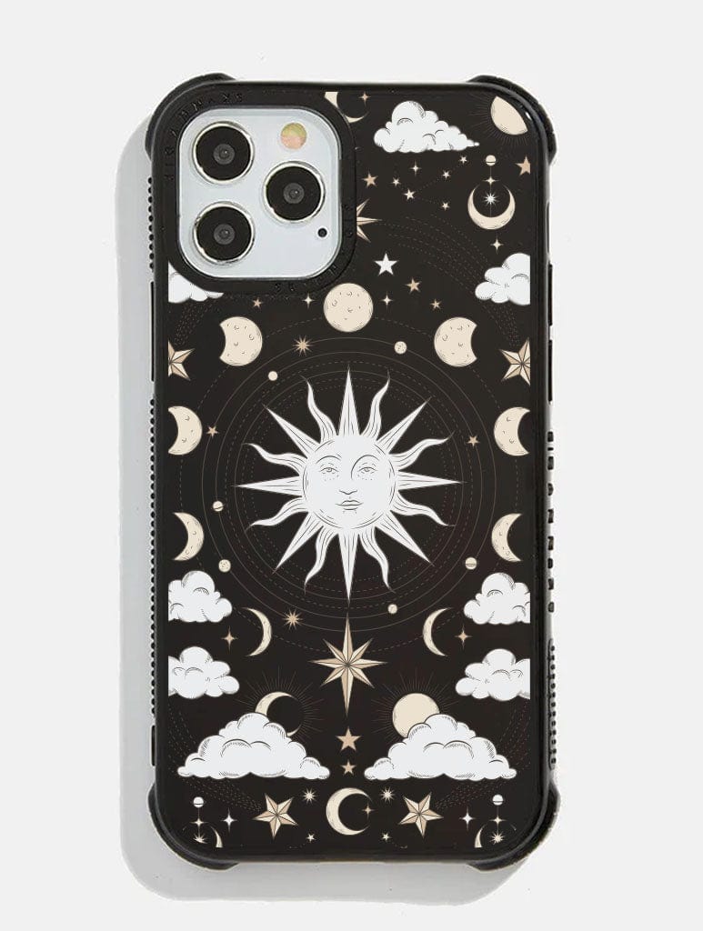 Black Celestial Tarot Shock iPhone Case