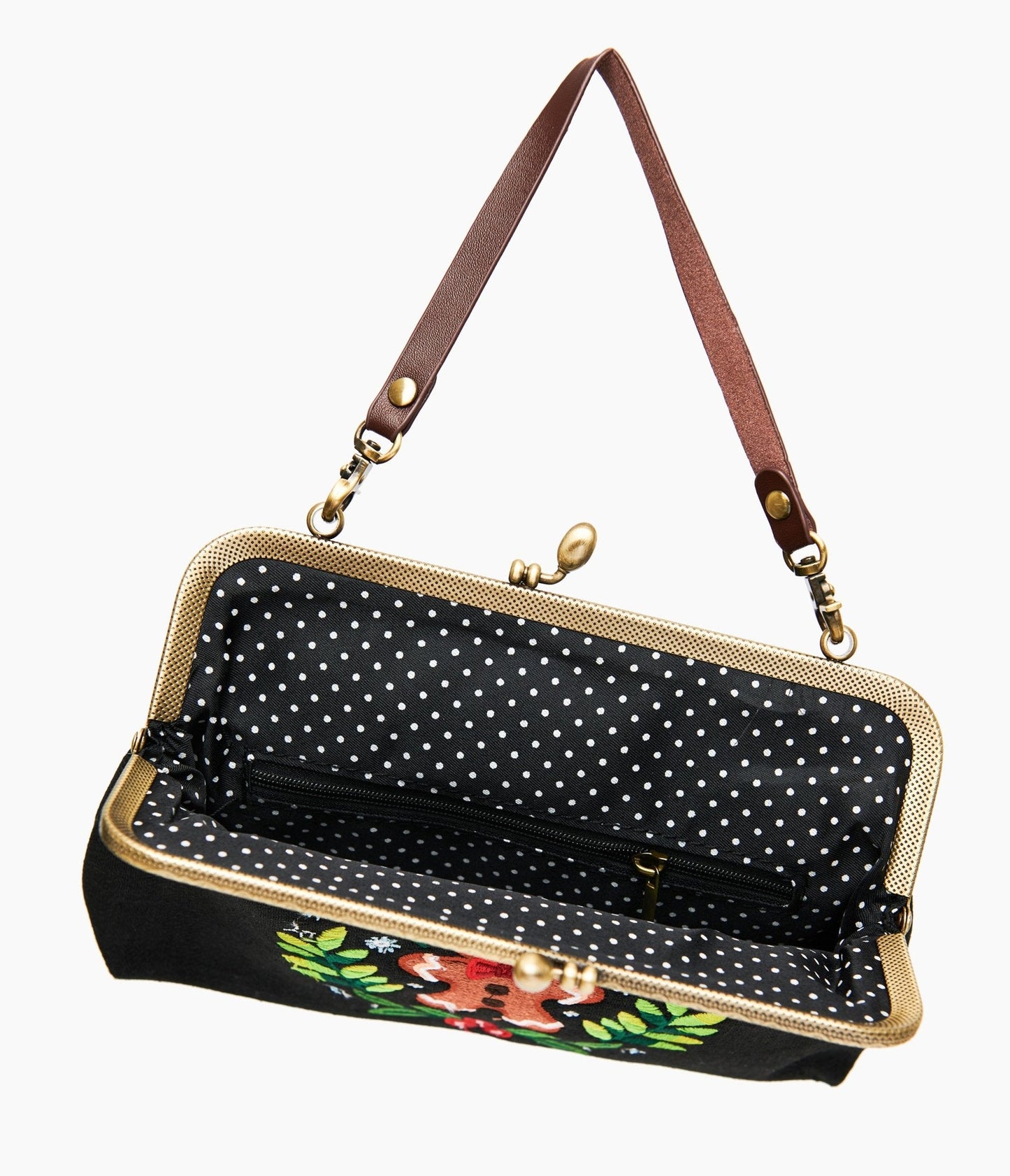 Black Gingerbread Man Handbag