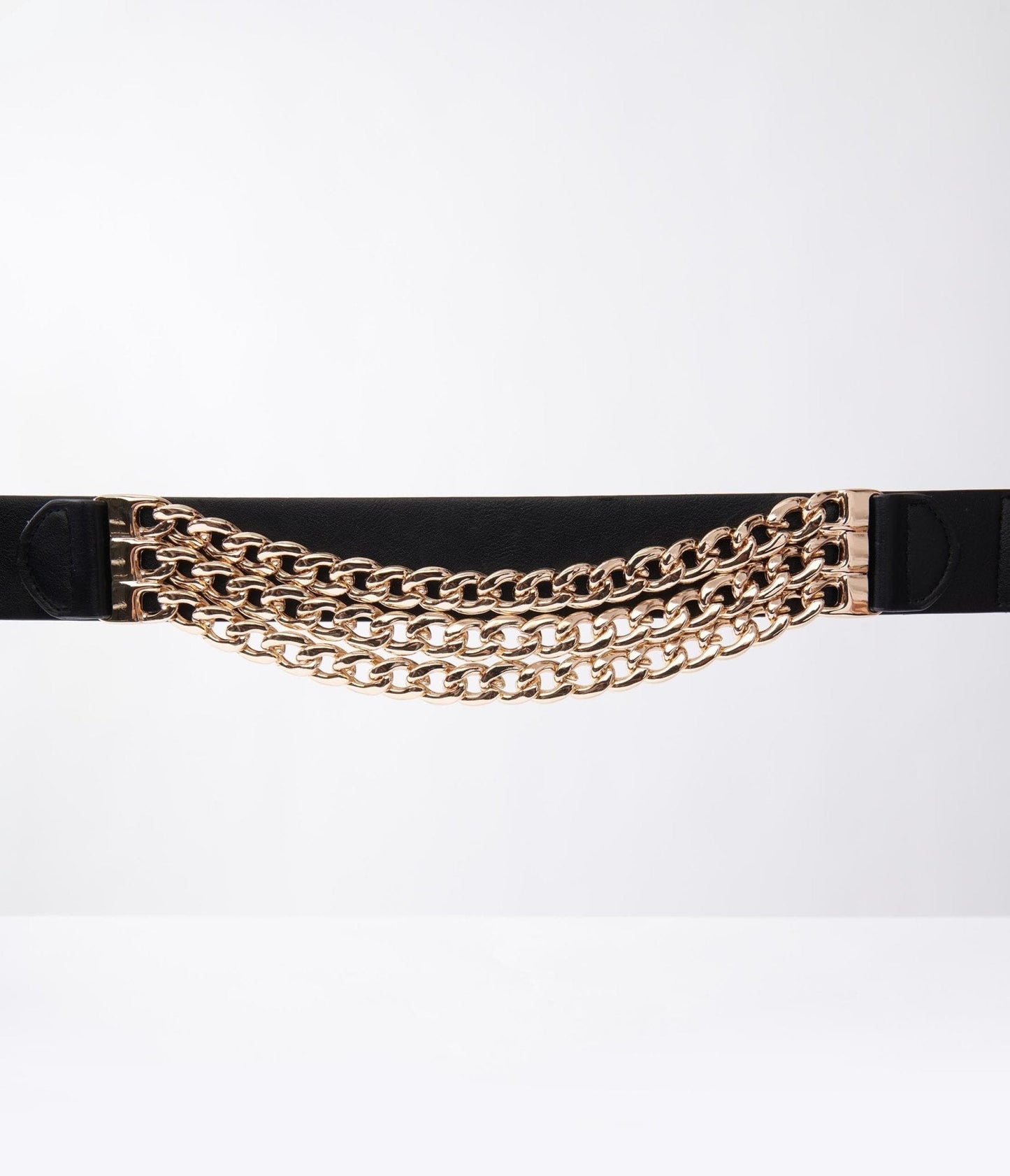 Black & Gold Chain Link Belt