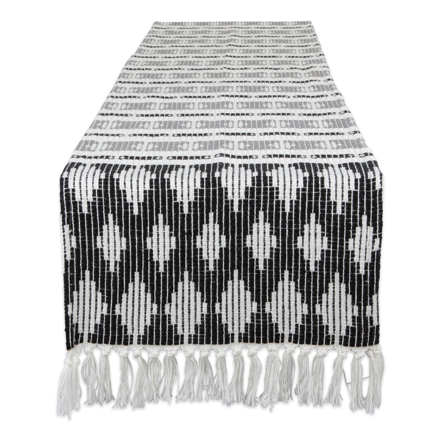 Black & Gray Colby Southwest Table Runner