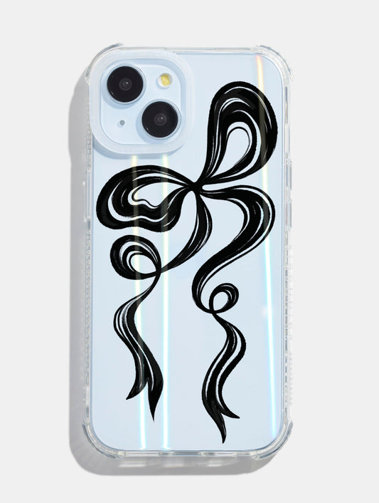 Black Single Bow Shock iPhone Case
