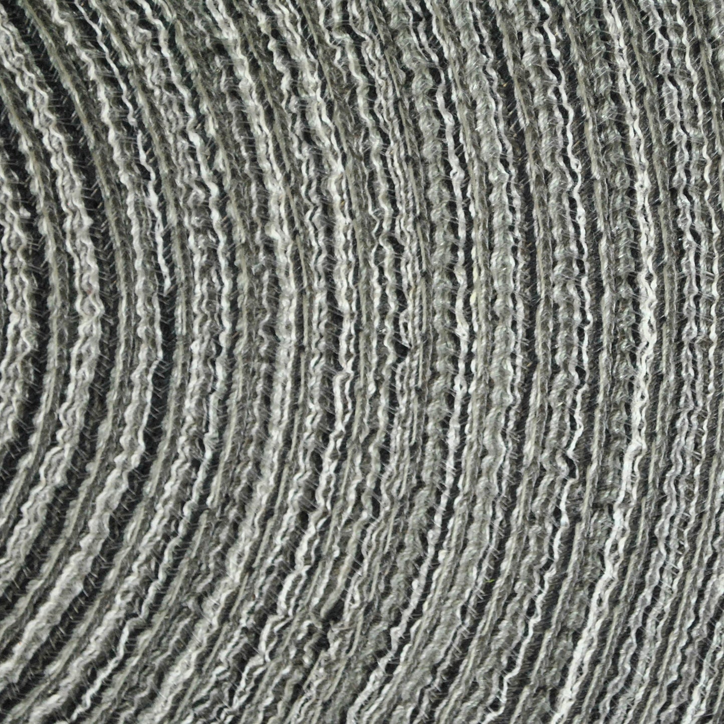 Black Variegated Round Woven Placemat Set Of 6