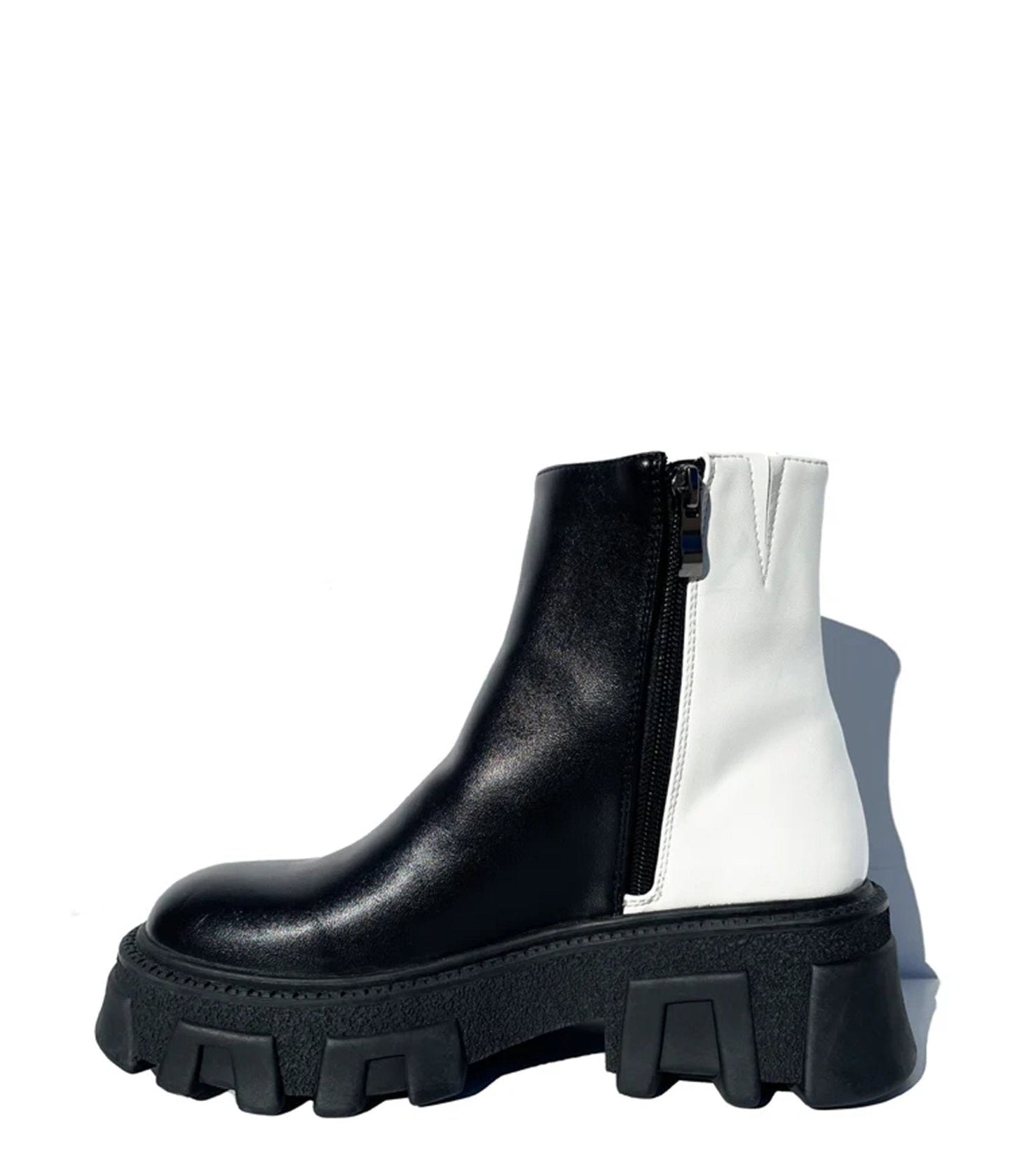 Black & White Balancing Act Boots
