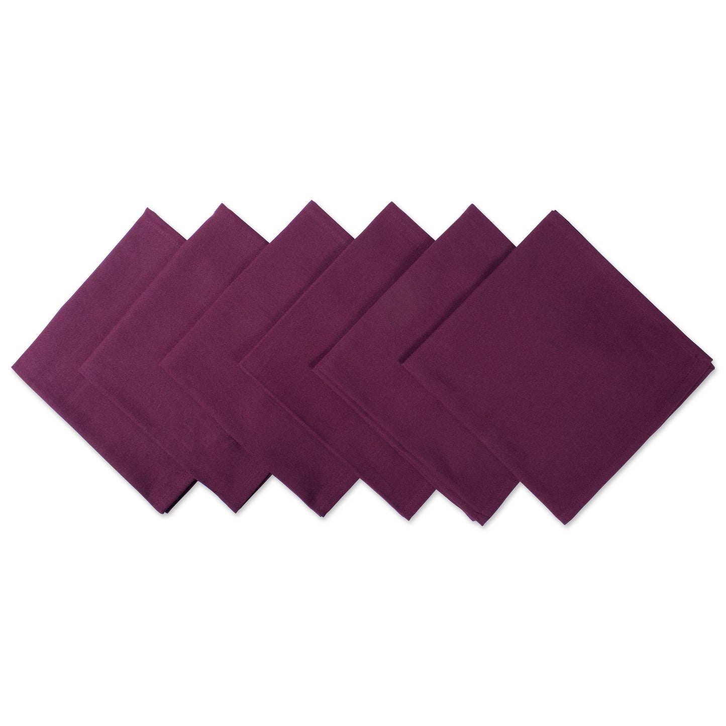 Blackberry Solid Napkins, Set Of 6