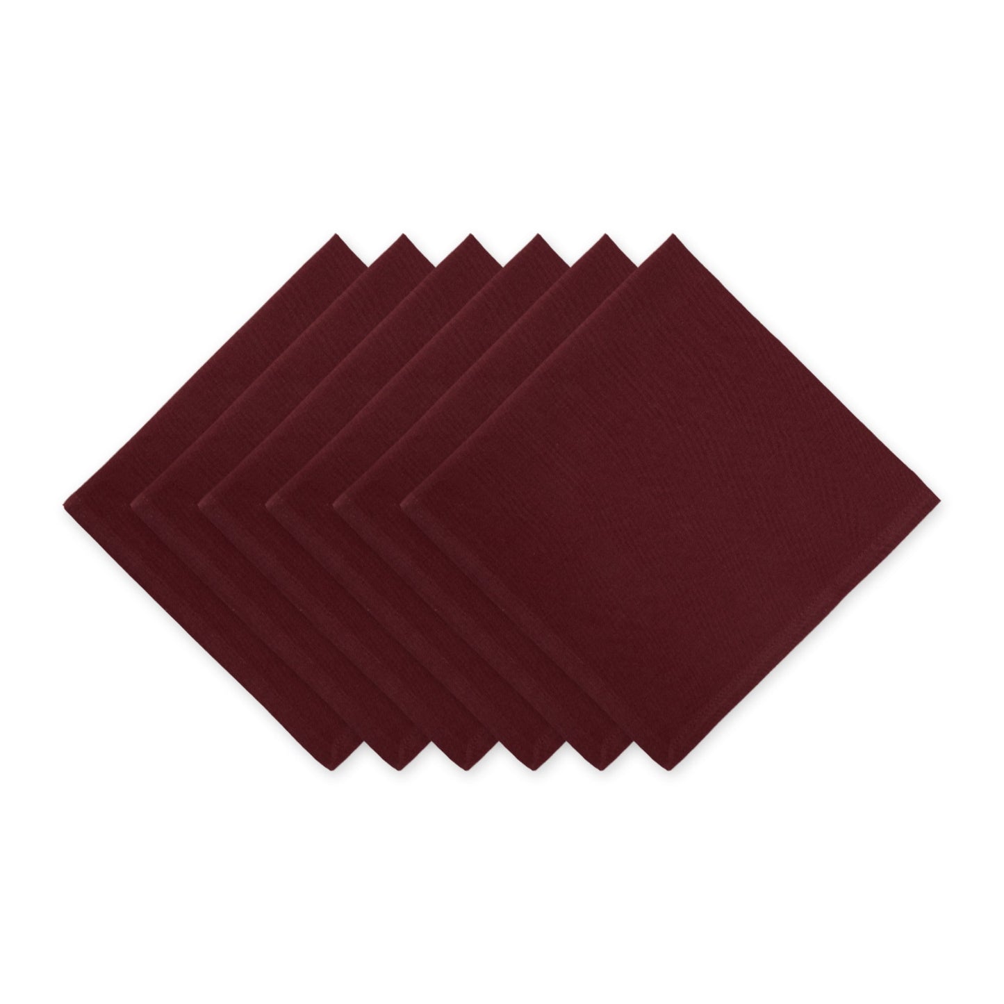 Blackberry Solid Napkins, Set Of 6