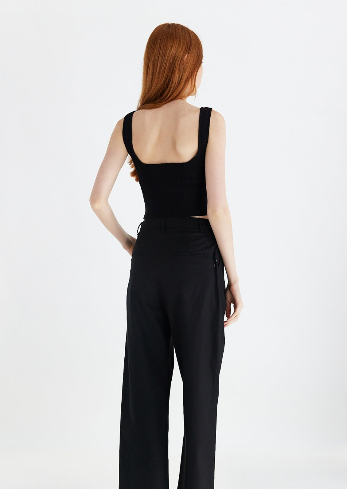 Porto Cropped Knit Tank