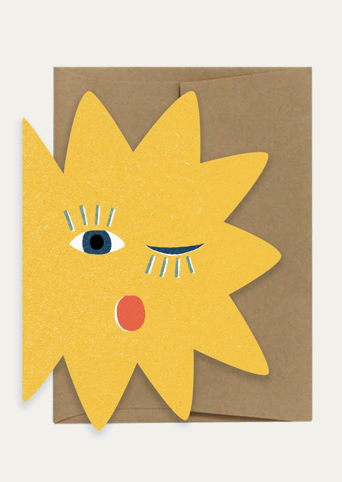 Blinking Sun Blank Card