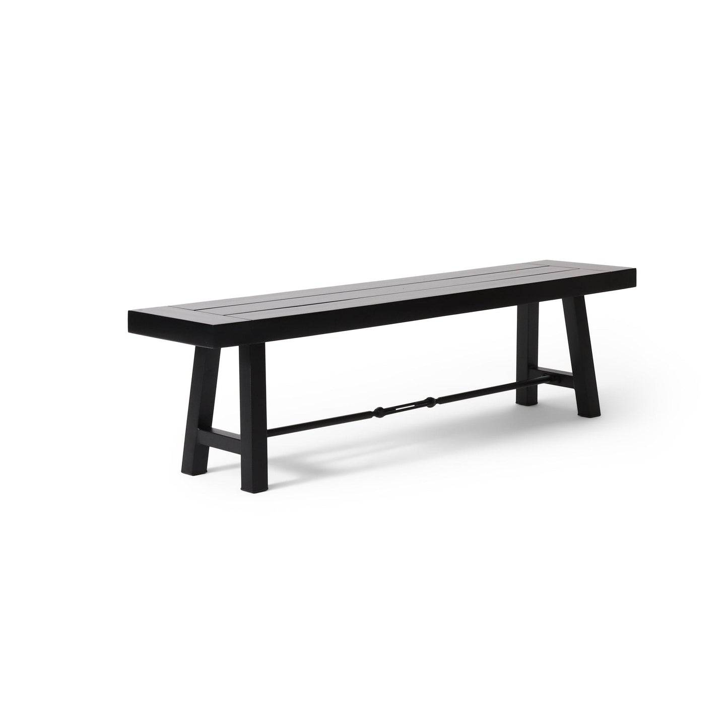 Blossom Acacia Wood Outdoor Bench with Slat Design