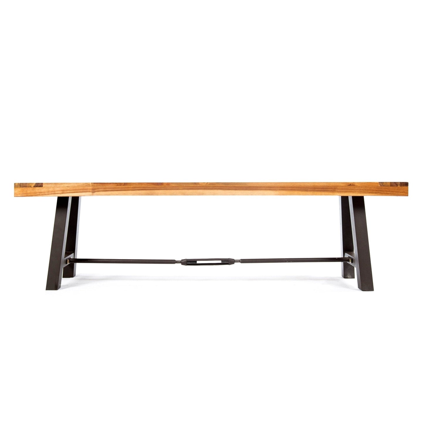 Blossom Acacia Wood Outdoor Bench with Slat Design