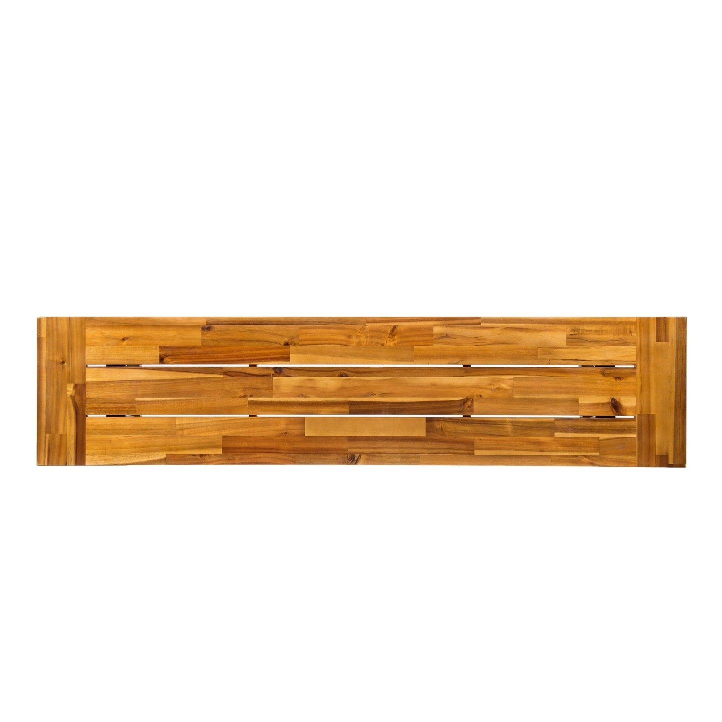Blossom Acacia Wood Outdoor Bench with Slat Design