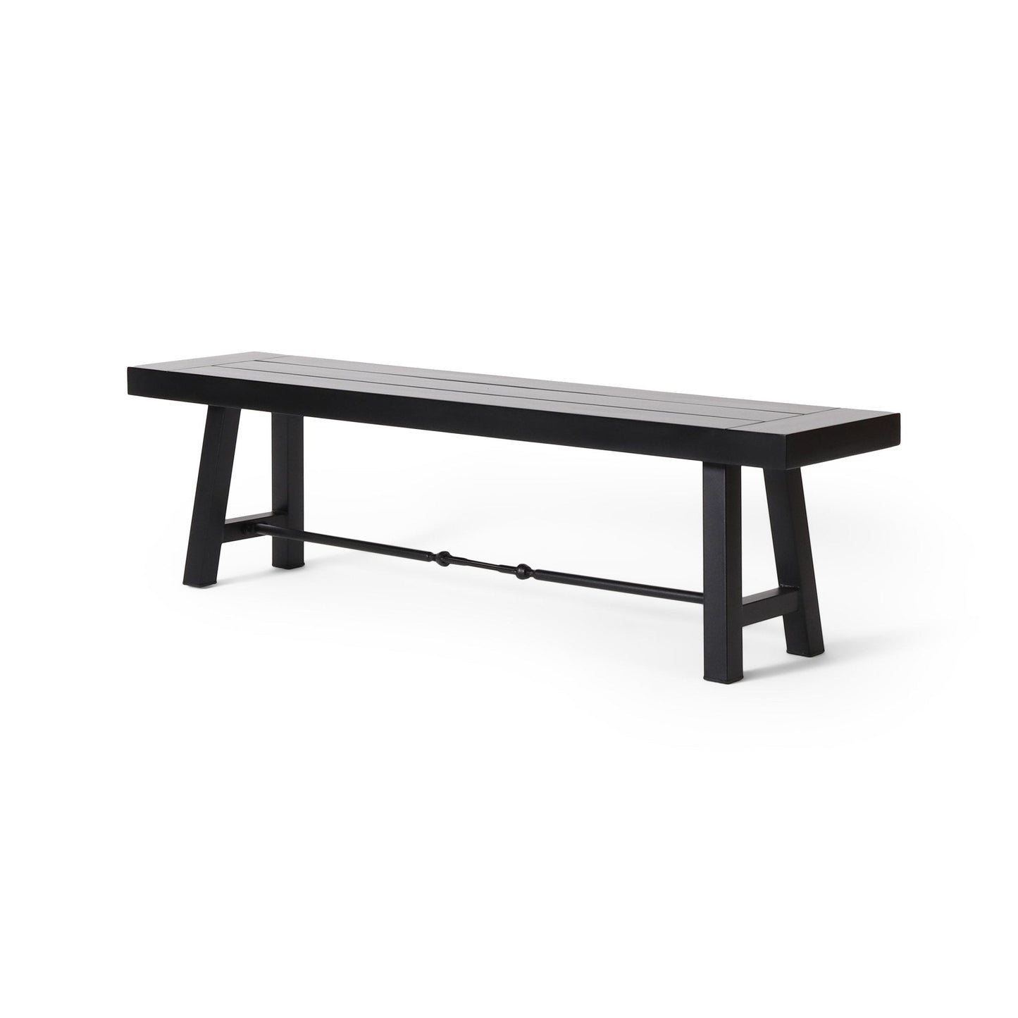 Blossom Acacia Wood Outdoor Bench with Slat Design