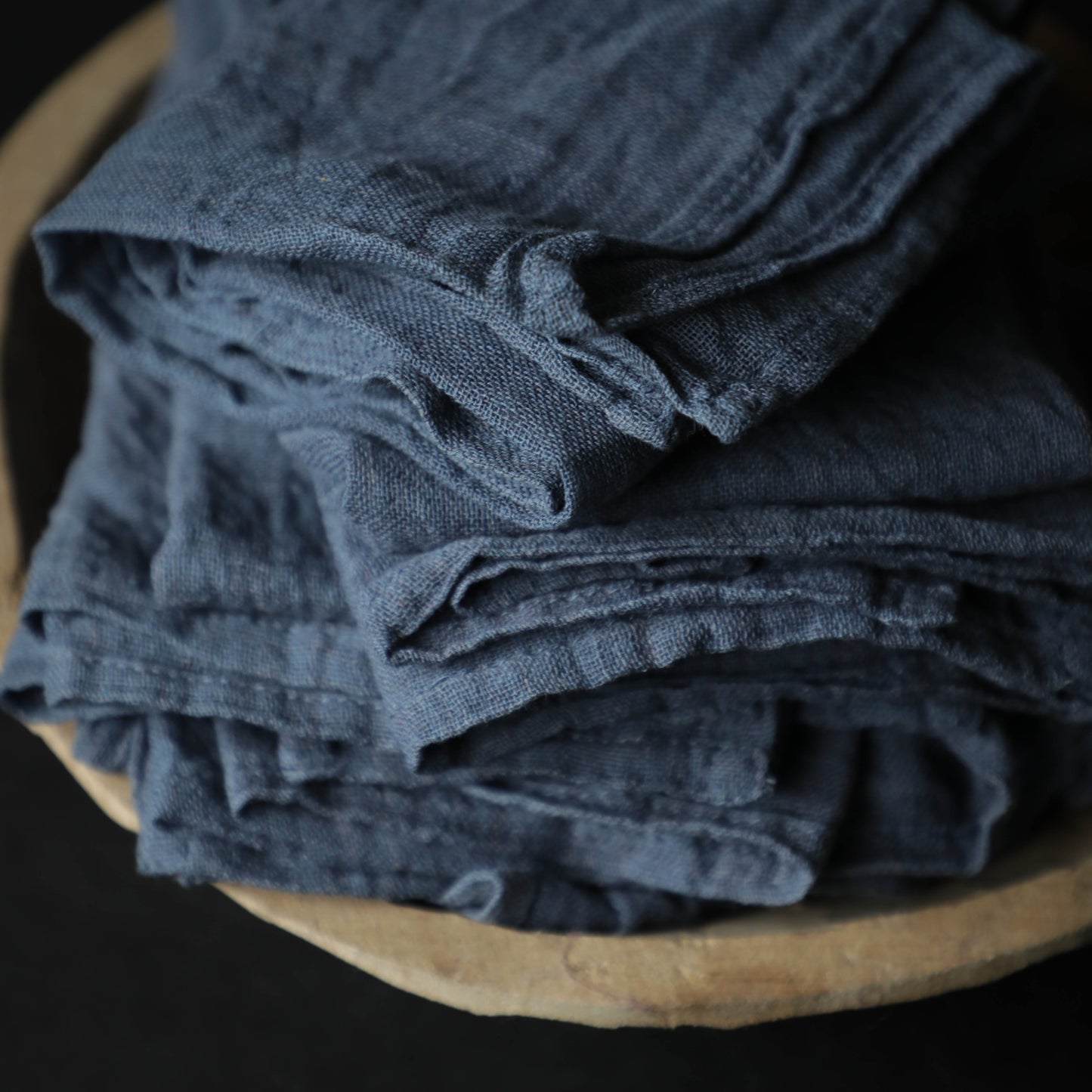 Blue Slate / Plant Dyed Napkin Sets