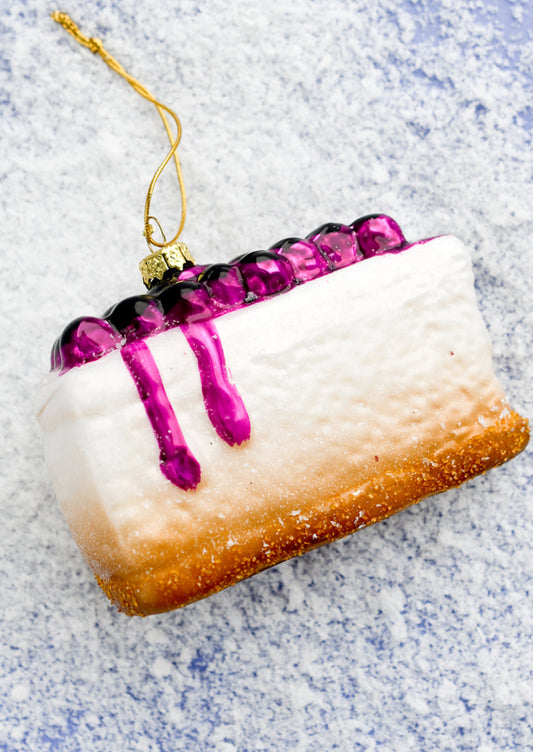 Blueberry Cheesecake Ornament