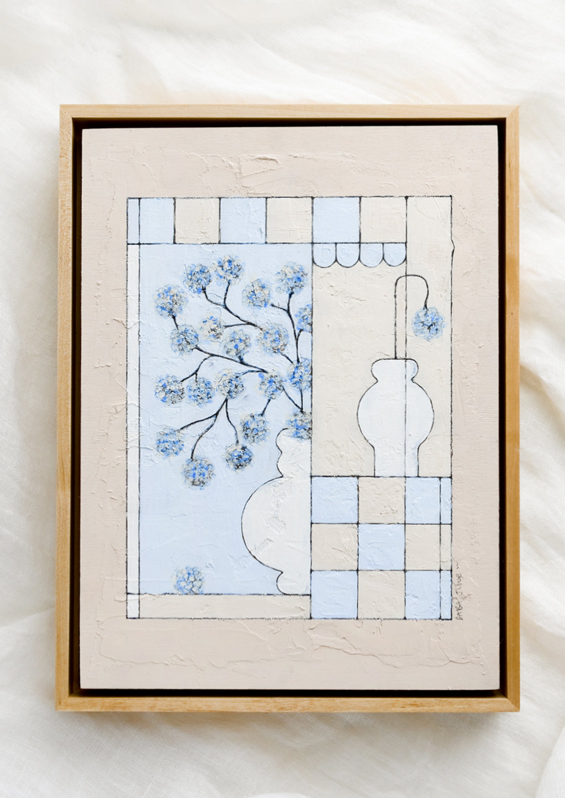 Blue Hydrangeas No. 3 Painting
