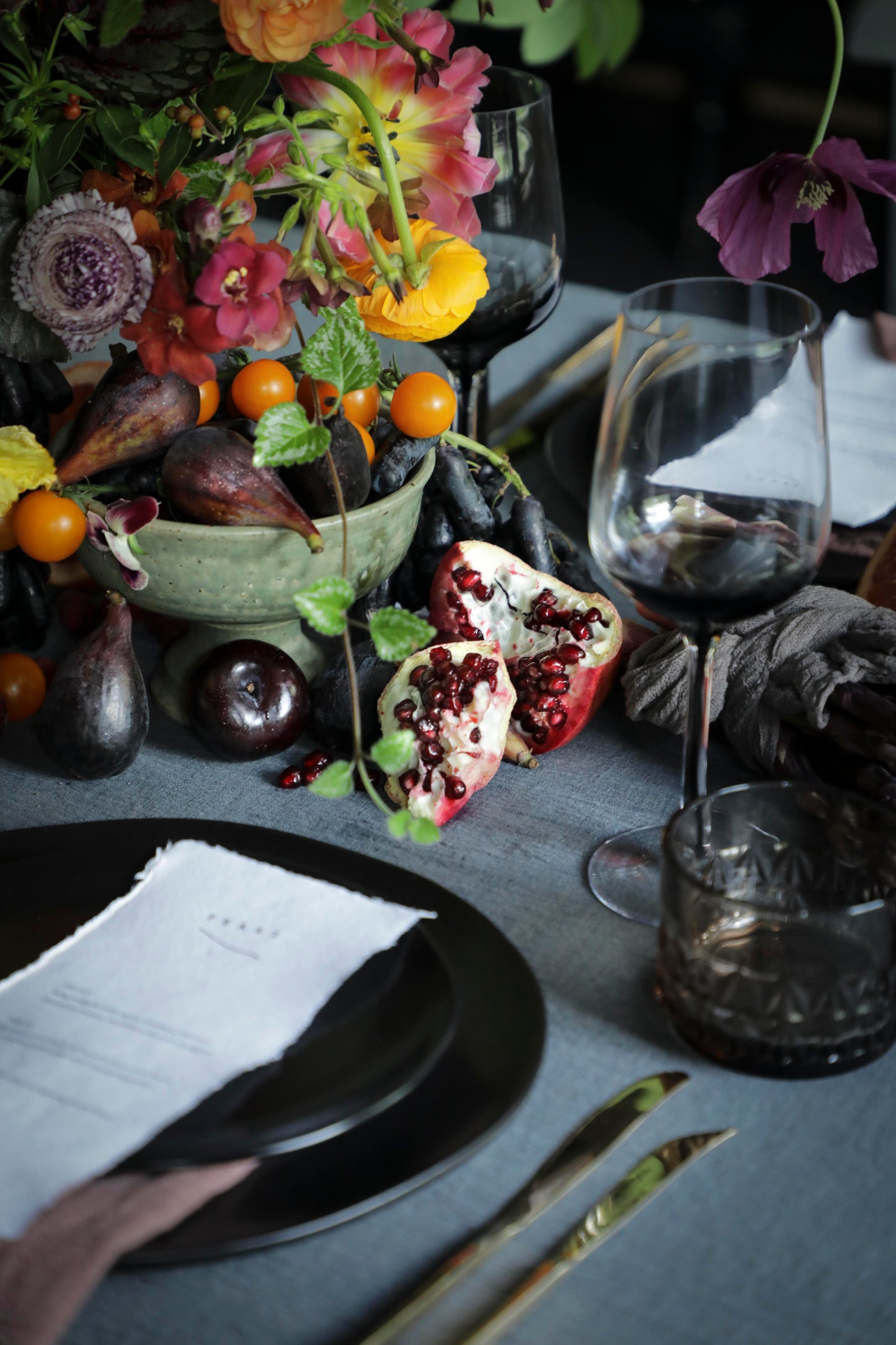 Blue Slate {Tight Weave Table Cover}