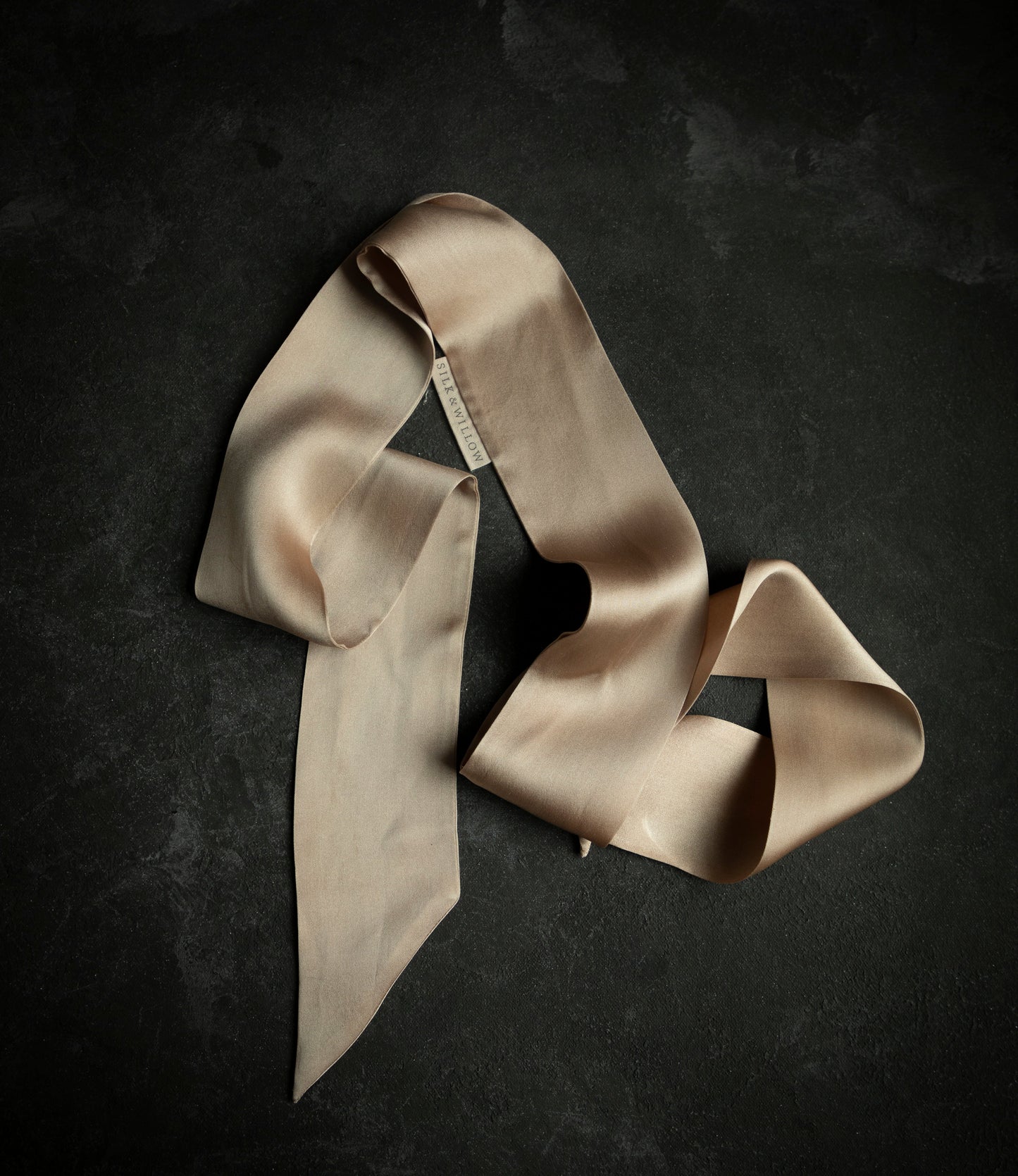 Plant Dyed Silk Twilly / Blush + Hellebore
